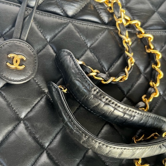 Lambskin black Chanel Matelasse - Picture 6 of 11